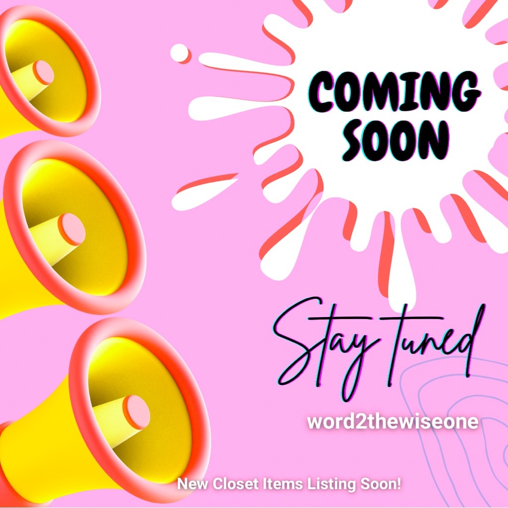 Time to get excited New Items are listing tomorrow.